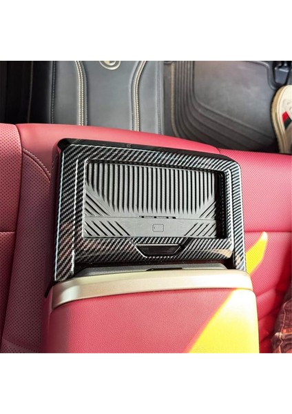 Bmw 5 Serisi G60 2024 Arka Koltuk Kupası Tutucu Kapak Trim Dekorasyon Iç Aksesuarları, Abs Karbon Fiber (Yurt Dışından) indirimleri