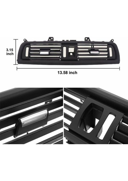 4x Merkez Konsol Klima Havalandırma Grill Outlet Panel Kapağı For-Bmw 5 Serisi F10 F11 F18 64229209136 Lhd (Yurt Dışından) fırsatları