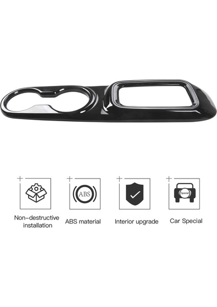 Jeep Wrangler Için Jk 2011-2017 Vardiya Kupası Tutucu Panel Panel Dekoratif Kapak (Yurt Dışından) indirimleri