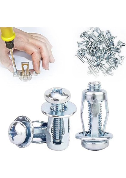 2x Genişletme Vidalı Taç Yapılır Somun, M4X20 Petal Şekli Metal Somun Jack Fındık Petal Içi Boş Duvar Plastik Ince Metal Ince C (Yurt Dışından) fiyatları