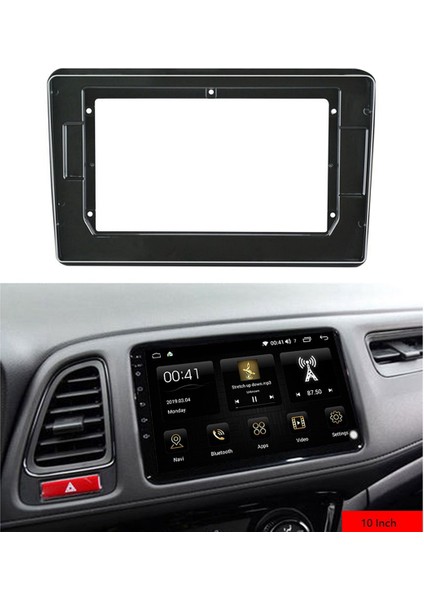 Honda Xrv Hrv Wrv Vezel 2015-2018 Için 2x 10 Inç Radyo Fasyaları 2 Dın DVD Stereo Panel Gösterge Tablosu Kurulum Çerçevesi (Yurt Dışından) modelleri