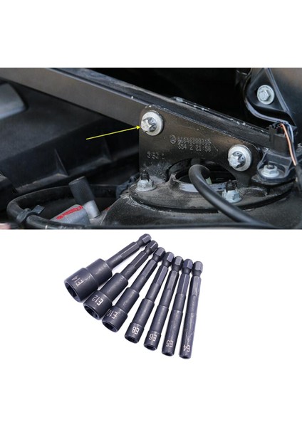 1/4 Inç Torx Yıldız Soketi Set Femal E Tipi Soketler Anahtar Veya Kablosuz Tornavida Için E8 (Yurt Dışından) fırsatları