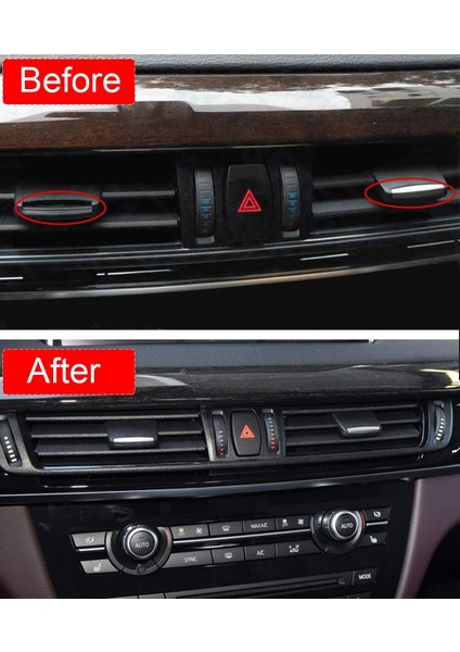 Araç Merkez Konsol Klima Havalandırma Outlet Klip Sekme Trim Cmer Ac Havalandırma Klipsi For-Bmw X5 X6 F15 F16 2014-2018 (Yurt Dışından) fırsatları