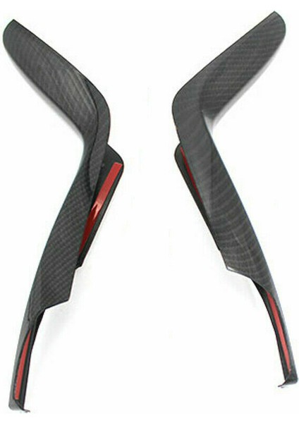 2pcs Karbon Fiber Dişli Vites Şerit Paneli Kapak Kapağı Honda Civic 10TH 2016-2019 (Yurt Dışından) modelleri