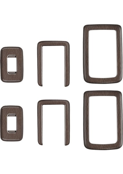 Toyota Alphard/vellfire Için 40 Serisi 2023+ Araç Ikinci Sıra Koltuk Düğmesi Çerçevesi Yüksek Yapılandırma Ahşap Tahıl (Yurt Dışından)