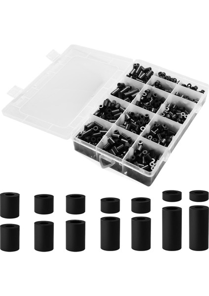 1000PCS Elektrik Çıkış Ara Arabaları, Naylon Aralayıcılar Vidalı Ara Çıkışlar Elektrik Kutusu Için Çıkış Ara Aralayıcılar, Yuvarlak Aralayıcı (Yurt Dışından)