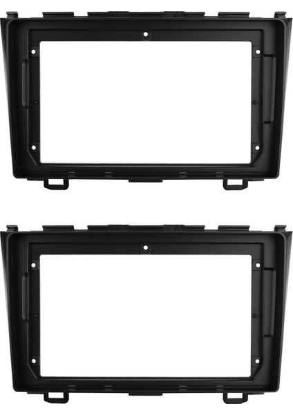 Honda Crv Cr-V Için 2x Araba Radyo Fasyası 2008-2011 9 Inç Stereo Panel Gösterge Panosu Seti Yendirme Kurulum Çerçevesi (Yurt Dışından)