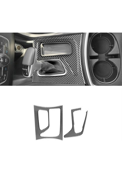 Dodge Charger Için Karbon Fiber 2015-2023 Merkez Konsol Dişli Vites Paneli Kapak Trim Iç Aksesuarlar Lhd (Yurt Dışından) fırsatları