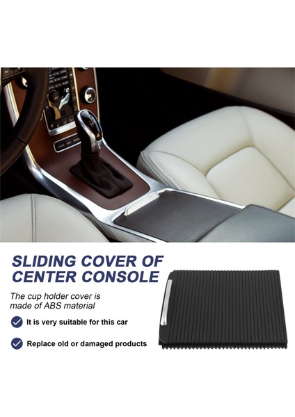 Volvo S80 V70 XC70 Kupa Tutucu Milletvekili Kapağı Için Araba Merkezi Konsol Kayma Kapağı 39870905 (Yurt Dışından) fırsatları