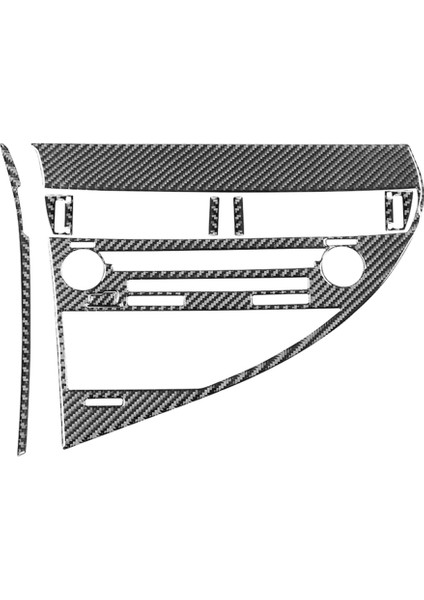 Lexus RX350 RX450H 2010-2012 Lhd Merkez Konsolu CD Panel Çerçevesi Kapak Trim Iç Aksesuarları Için Karbon Fiber (Yurt Dışından)