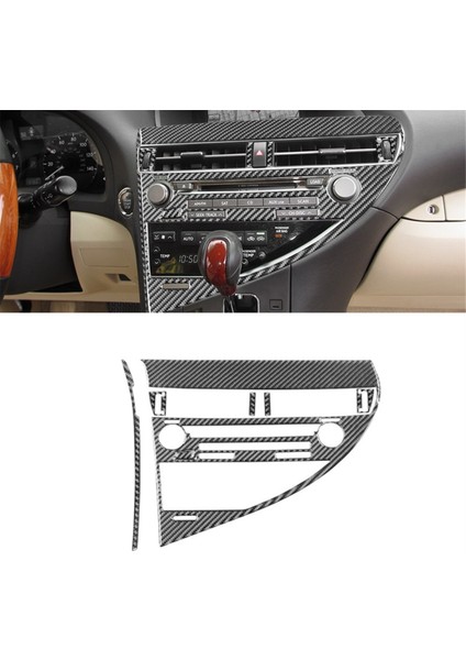 Lexus RX350 RX450H 2010-2012 Lhd Merkez Konsolu CD Panel Çerçevesi Kapak Trim Iç Aksesuarları Için Karbon Fiber (Yurt Dışından) fırsatları