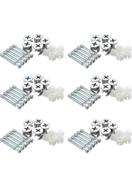 Dübel ve Önceden Yerleştirilmiş Somun ile Mobilya Kamerası Takma (30 Set) (Yurt Dışından)