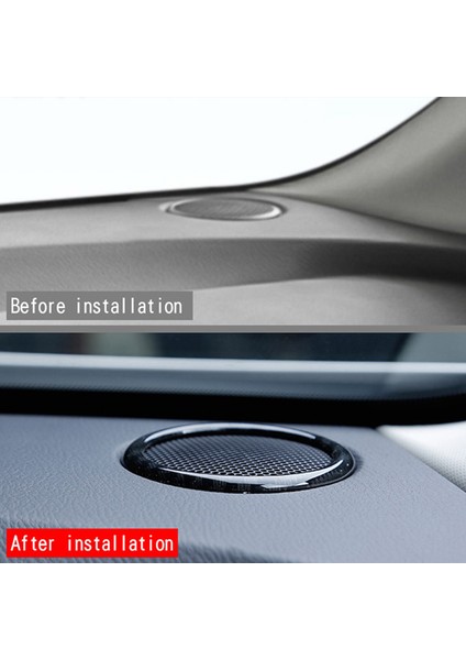 Araba Gösterge Tablosu Ses Stereo Ses Hoparlör Yüzük Kapak Mazda Cx-3 Mazda 2 15-21 Için Dekorasyon Trim (Yurt Dışından) modelleri