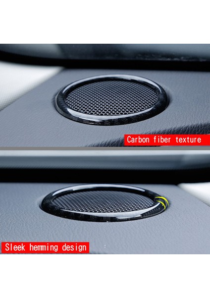 Araba Gösterge Tablosu Ses Stereo Ses Hoparlör Yüzük Kapak Mazda Cx-3 Mazda 2 15-21 Için Dekorasyon Trim (Yurt Dışından) indirimleri