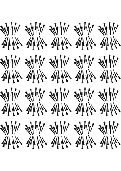 400PCS Siyah Pc Fan Fan Kauçuk Vida Sönümleme Çivi Titreşim Sönümleme Silikon Vidalı Pin Perçin (Yurt Dışından)