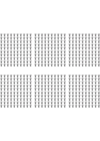 M3 x 6mm Phillips Düz Head Countersunk Cıvatalar Makine Vidaları 600 Pcs (Yurt Dışından)