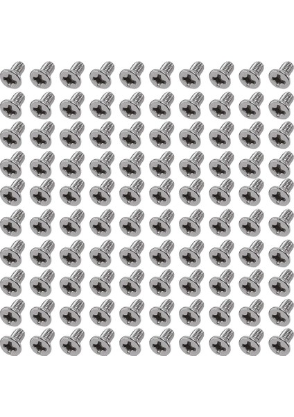 M3 x 6mm Phillips Düz Head Countersunk Cıvatalar Makine Vidaları 500 Pcs (Yurt Dışından) fiyatları