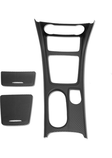Rhd Konsol Su Kupası Tutucu Panel Trim Kapak Mercedes Benz A W176 Cla C117 Gla X156 2013-2019 Mat Karbon Deseni (Yurt Dışından)