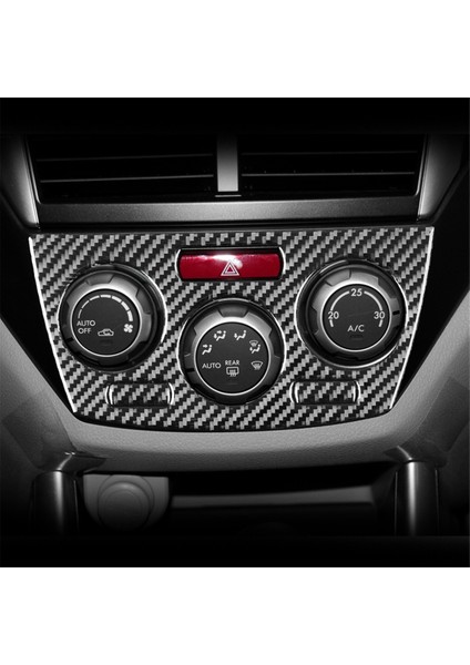 Subaru Forester Için 2009-2012 Yumuşak Karbon Fiber Araç Merkezi Kontrol Hava Çıkışı Kapak Trim Sticker Aksesuarları (Yurt Dışından) indirimleri
