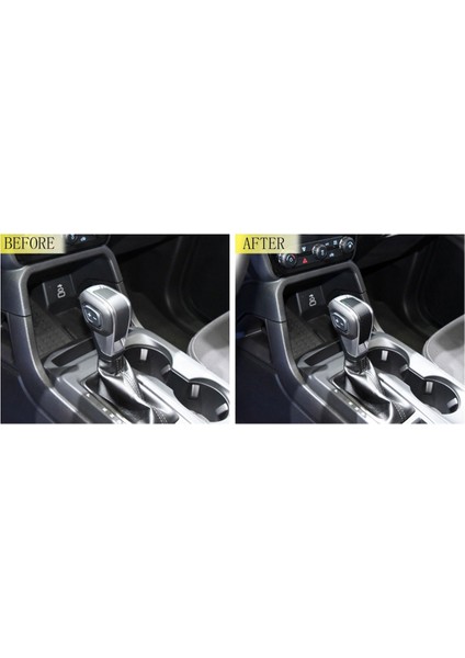 Ford Ranger Için 2023 2024 Otomobil Merkezi Dişli Vites Değiştirme Düğmesi Kapak Trim Aksesuarları Abs Karbon Fiber (Yurt Dışından) fırsatları