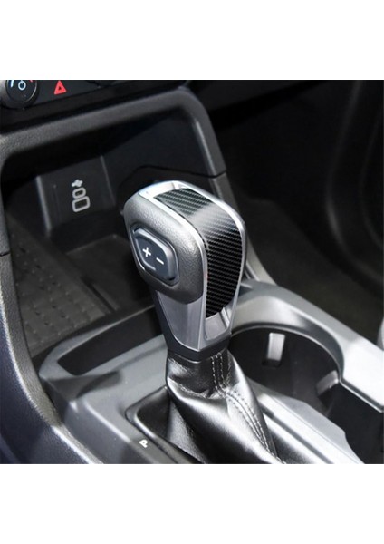 Ford Ranger Için 2023 2024 Otomobil Merkezi Dişli Vites Değiştirme Düğmesi Kapak Trim Aksesuarları Abs Karbon Fiber (Yurt Dışından) indirimleri
