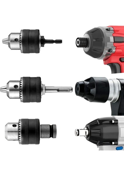 1.5-13MM Dönüştürücü 1/2IN-20UNF Anahtar Matkap Donçluk Adaptörü Sds 1/4ın Hex Sürücü Anahtarı Matkap Bit Bağlama Çubuğu (Yurt Dışından) modelleri