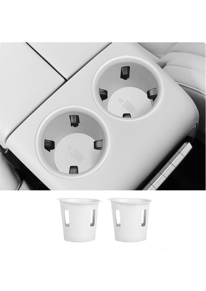 Lixiang L7 L8 L9 2023 Silikon Otomobil Merkezi Su Kupası Tutucu Pad Saklama Kutusu Dekoratif Parçalar, Ön Sıra Beyaz (Yurt Dışından) fiyatları