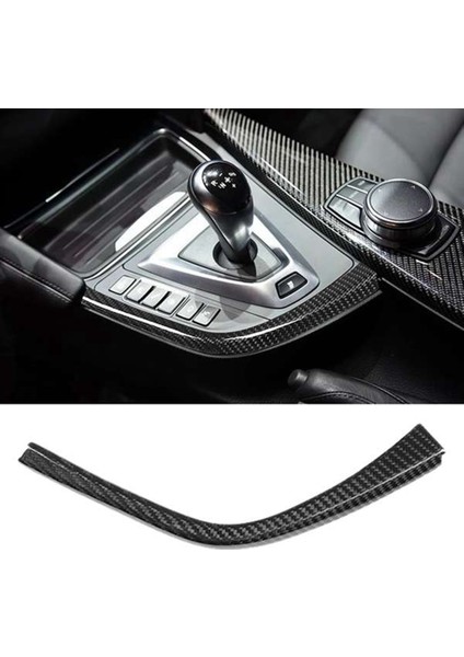 Gerçek Karbon Fiber Araba Dişli Vites L Şekli Şeritler For-Bmw F80 F82 F83 M3 M4 2014-2018 Lhd (Yurt Dışından) fiyatları