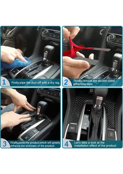 4pcs Karbon Fiber Iç Kapı Kolu Mercedes-Benz Için C-Sınıfı W204 2007-13 (Yurt Dışından) fırsatları