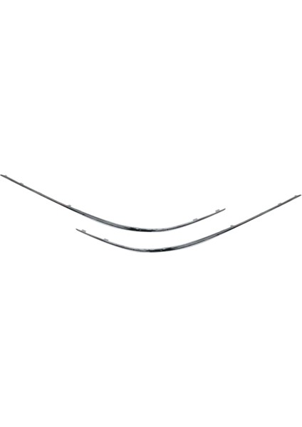 Araba Chrome Ön Sol Sağ Tampon Alt Kapak Trim Şeridi Mercedes Benz Clk Sınıfı W209 2002-2009 (Yurt Dışından)