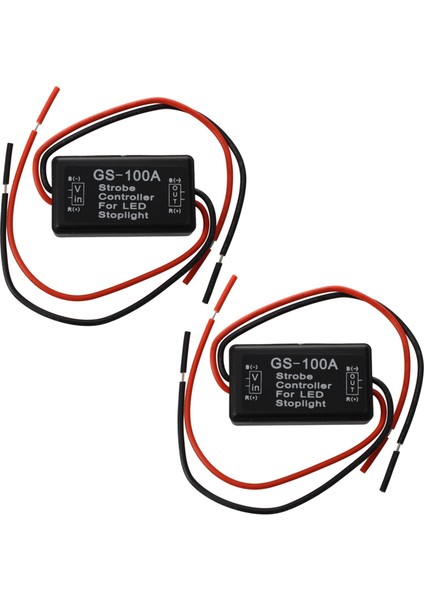 LED Fren Kuyruğu Için 2x Flash Strobe Denetleyici Flaşör Modülü 12-16V (Yurt Dışından)