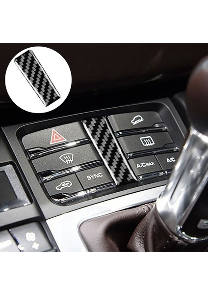 Araba Merkezi Konsol Paneli Dekorasyon Trim Kapak Dekoru Porsche Için Uygun Cayenne Macan 2014 2015 2017 2018 2019 (Yurt Dışından) modelleri
