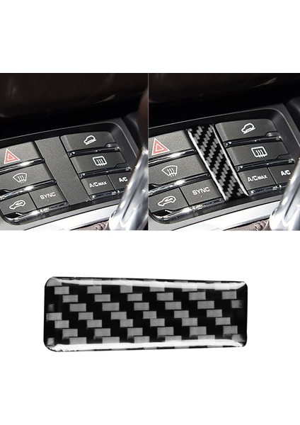 Araba Merkezi Konsol Paneli Dekorasyon Trim Kapak Dekoru Porsche Için Uygun Cayenne Macan 2014 2015 2017 2018 2019 (Yurt Dışından) fırsatları