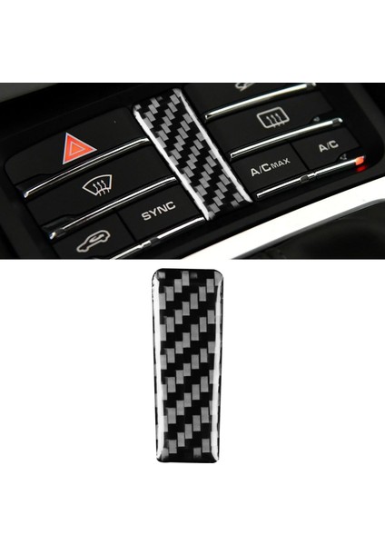 Araba Merkezi Konsol Paneli Dekorasyon Trim Kapak Dekoru Porsche Için Uygun Cayenne Macan 2014 2015 2017 2018 2019 (Yurt Dışından) indirimleri