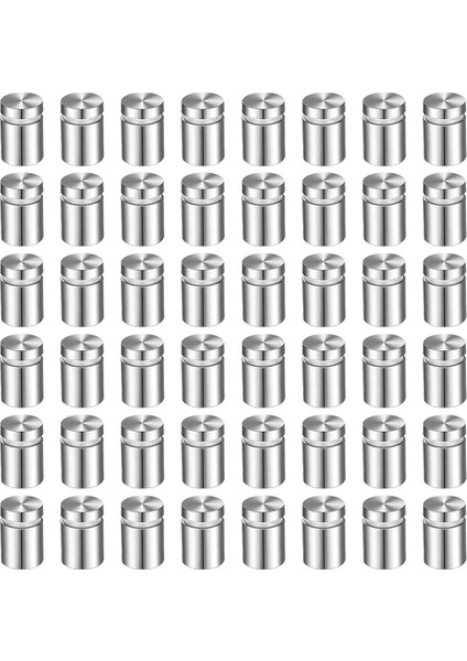 400 Paket Işaret Standoff Vidaları Reklam Vidaları Paslanmaz Çelik Duvar Soğunması Cam Akrilik Tırnak (1/2 x 1 Inç) (Yurt Dışından) fiyatları