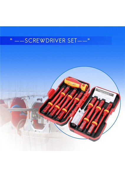 13 Pcs Vde Yalıtımlı Tornavida Seti Cr-V Yüksek Voltaj 1000V Manyetik Phillips Yuvalı Torx Tornavida Dayanıklı El Aletleri (Yurt Dışından) modelleri