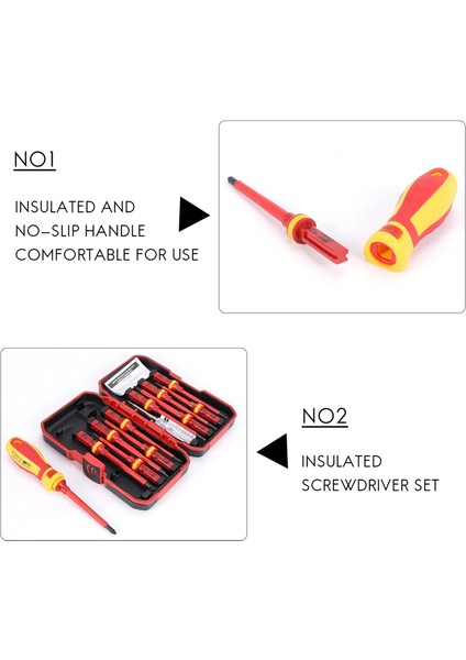 13 Pcs Vde Yalıtımlı Tornavida Seti Cr-V Yüksek Voltaj 1000V Manyetik Phillips Yuvalı Torx Tornavida Dayanıklı El Aletleri (Yurt Dışından) fırsatları
