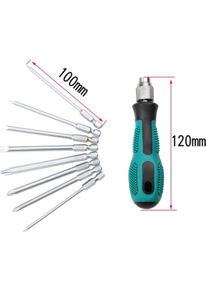 9-1 Arada Tornavida Seti Bakım Aletleri Sekiz Bit Tornavida Taşınabilir Set Taşıma Torbası (Yurt Dışından) fiyatları