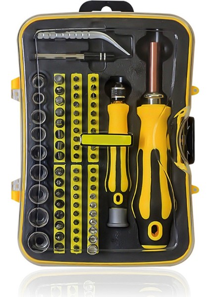 70 In-1 Interddroiver Kombinasyonu Cep Telefonu Pim Kafası Seti Özel Şekleli Tornavida Çok Fonksiyonlu Ev Alet Seti (Yurt Dışından)