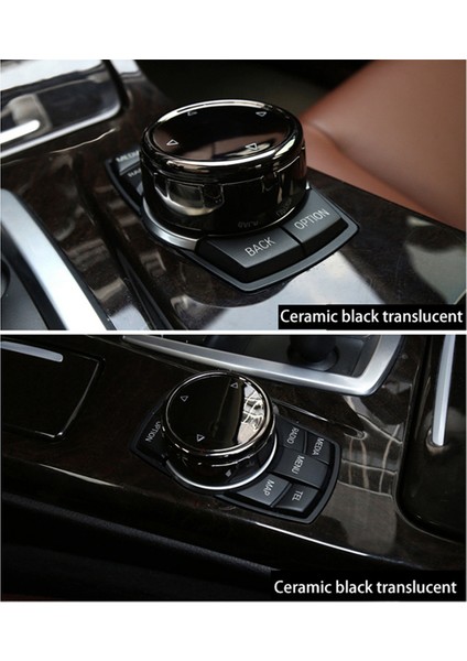 Idrive Araba Için 2x Multimedya Düğmesi Kapak Trim Düğmesi Sticker Için -Bmw F10 F18 F07 F20 F21 F06 F12 F30 F01 F02 F25 F26 (Yurt Dışından) indirimleri