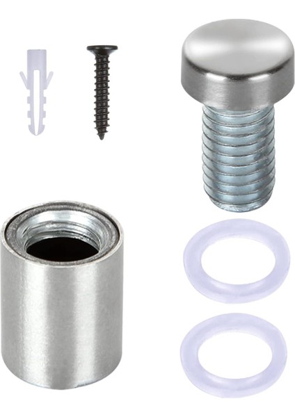 50 Paket Işaret Standoff Vidaları, Paslanmaz Çelik Standoff Vidaları Kit, Montaj Cam Donanımı (1/2x 3/4 Inç) (Yurt Dışından) fiyatları