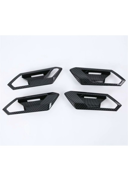 Vw T-Roc Için 2018-2024 Karbon Fiber Araba Iç Kapı Kolu Kase Kapağı Kaplama Döşeme Aksesuarları (Yurt Dışından) fiyatları