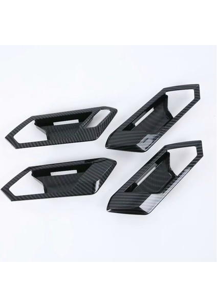 Vw T-Roc Için 2018-2024 Karbon Fiber Araba Iç Kapı Kolu Kase Kapağı Kaplama Döşeme Aksesuarları (Yurt Dışından) modelleri