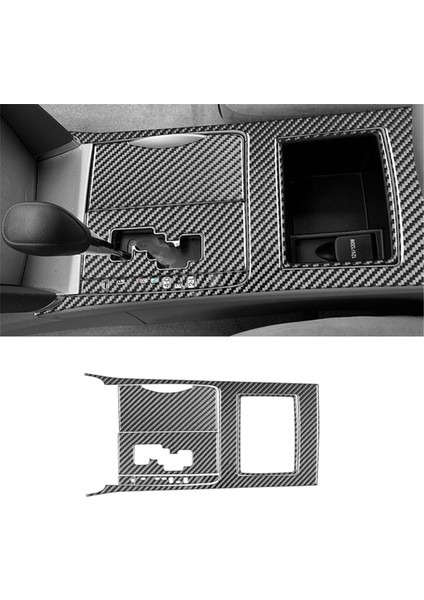 Karbon Fiber Merkezi Konsol Dişli Vites Paneli Kapak Toyota Camry 2007-2011 Iç Dekoratif Aksesuarlar (Yurt Dışından) fırsatları