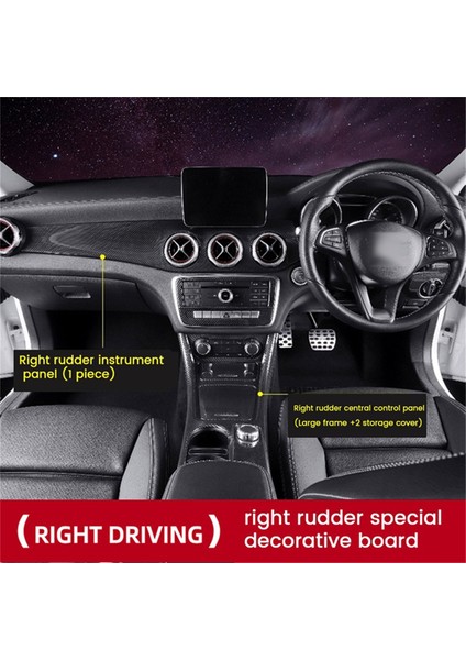 Rhd Merkezi Kontrol Gösterge Tablosu Air Durum Outlet Panel Trim Şeridi Mercedes Benz W176 Cla C117 Gla X156 2013-2019 (Yurt Dışından) fiyatları