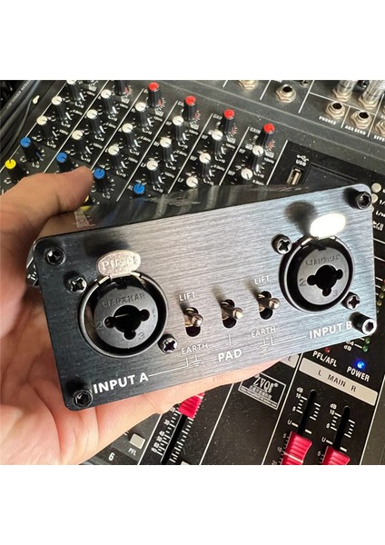 LA2XS Audio Izolatör Gürültü Azaltma Filtresi Mevcut Gürültü Çift Kanallı 6.5 Xlr Mikser Ses Izolatörleri (Yurt Dışından) modelleri