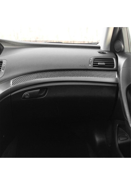 Acura Tsx 2009-2014 Için Lhd Karbon Fiber Merkezi Konsol Torulcusu Kutu Panel Şeridi Trim Iç Aksesuarlar (Yurt Dışından) indirimleri