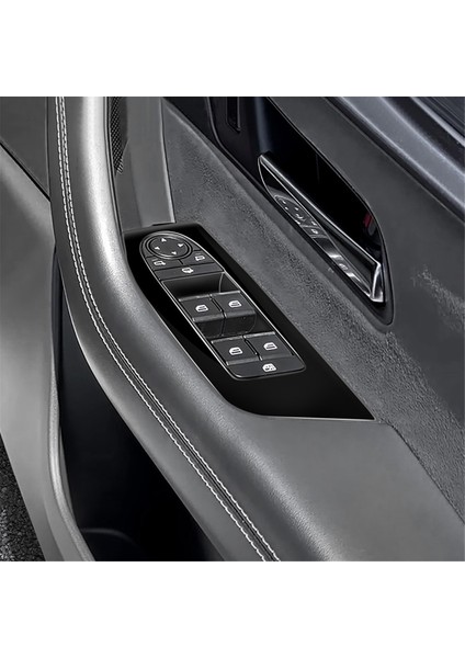 Rhd Araba Parlatıcı Siyah Pencere Cam Kaldırma Düğmesi Anahtarı Kapak Mazda Cx-60 2022 2023 (Yurt Dışından) modelleri