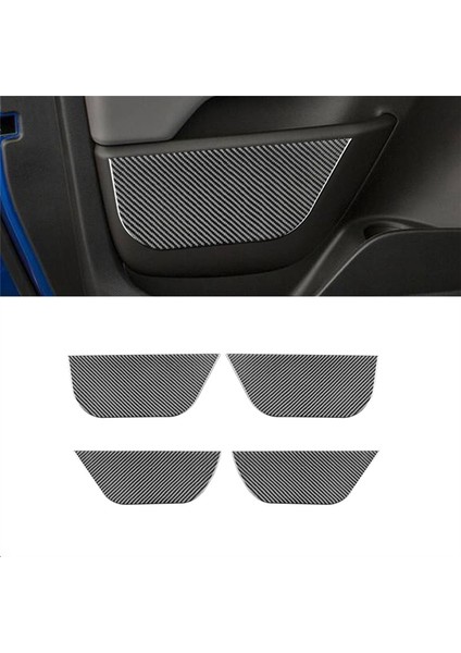 Chevrolet Colorado Için 2015-2022 Yumuşak Karbon Fiber Araba Yan Kapı Paneli Kapak Döşeme Etiketi Dekoratif Aksesuarlar (Yurt Dışından) fırsatları