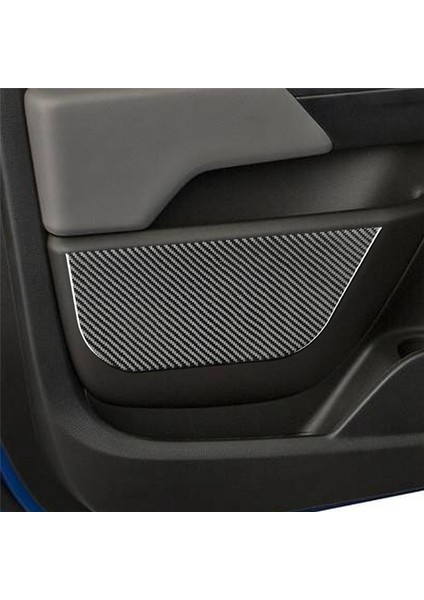 Chevrolet Colorado Için 2015-2022 Yumuşak Karbon Fiber Araba Yan Kapı Paneli Kapak Döşeme Etiketi Dekoratif Aksesuarlar (Yurt Dışından) indirimleri